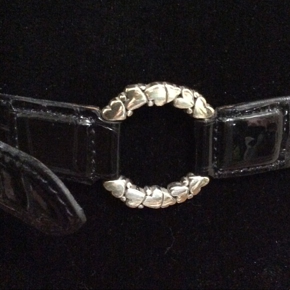 💗Brighton faux leather gold tone hearts belt💗 - Picture 7 of 15